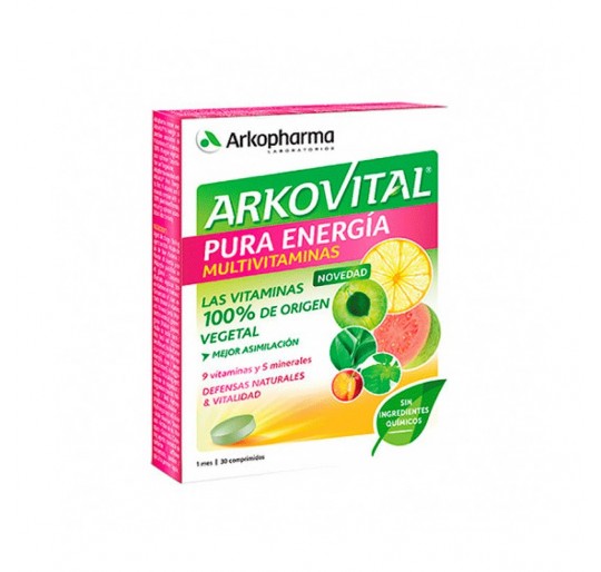 ARKOVITAL PURA ENERGIA MULTIVITAMINAS  30C