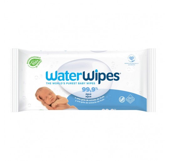 WATER WIPES TOALL. 60UDS.