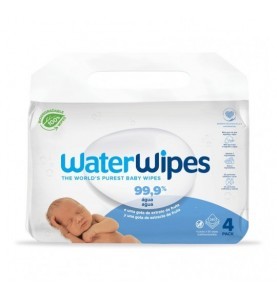 WATER WIPES TOALLI. 4X60UDS