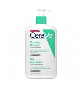 CERAVE GEL LIMPIADOR ESPUMOSO 1 ENVASE 473 ML