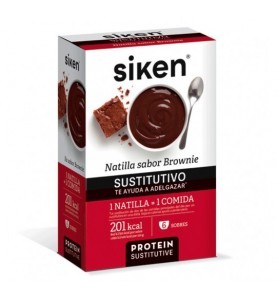 SIKEN PROTEIN SUSTITUTIVE NATILLA BROWNIE 6 SOBR