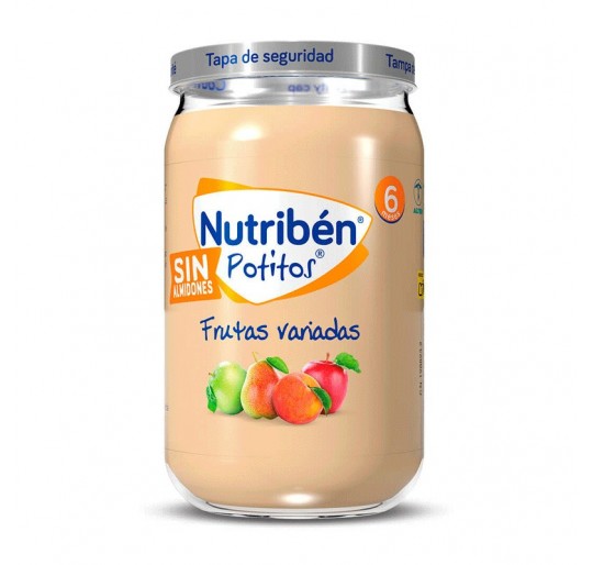 NUTRIBEN POTITOS FRUTAS VARIADAS 1 ENVASE 235 G