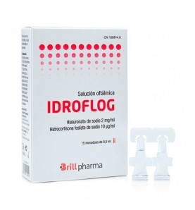 IDROFLOG SOLUCION OFTALMICA 15 MONODOSIS 0,5 ML