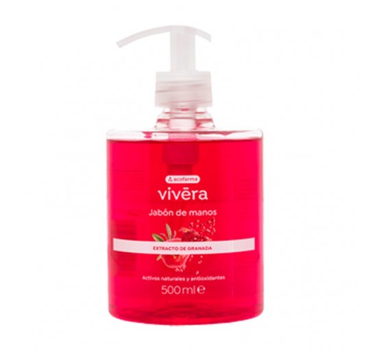 VIVERA JABON DE MANOS EXTRACTO DE GRANADA 500ML