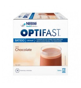 OPTIFAST BATIDO CHOCOLATE 12 UNIDADES