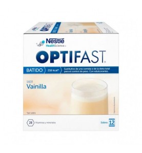 OPTIFAST BATIDO 54 G 12 SOBRES VAINILLA