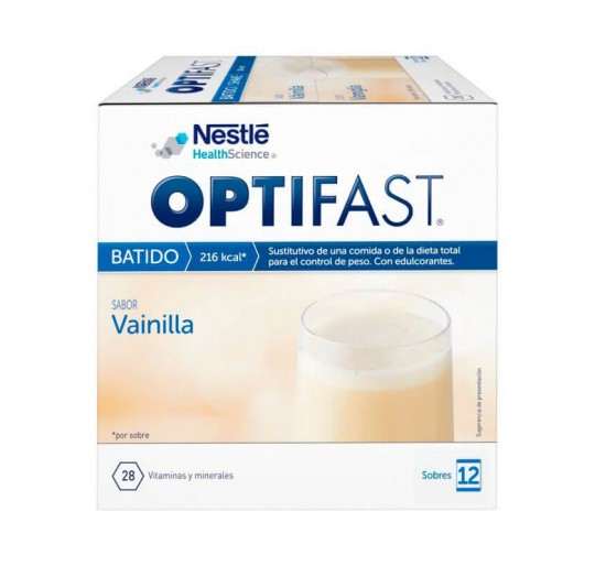 OPTIFAST BATIDO 54 G 12 SOBRES VAINILLA