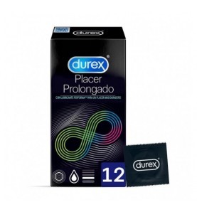 DUREX PLACER PROLONGADO PRESERVATIVOS 12 UNIDADE