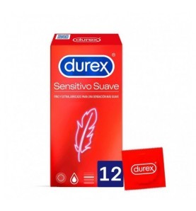 DUREX SENSITIVO SUAVE PRESERVATIVOS 12 U