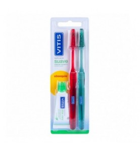 CEPILLO DENTAL ADULTO VITIS SUAVE DUPLO