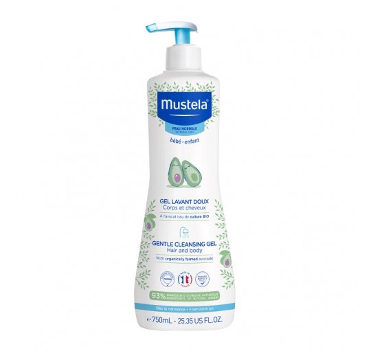 MUSTELA BEBE GEL DERMOLIMPIADOR 750 ML