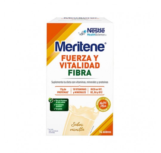 MERITENE FIBRA VAINILLA 14 SOB