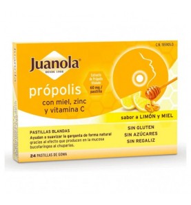 JUANOLA PASTILLAS BLANDAS PROPOLIS 48 G SABOR  V