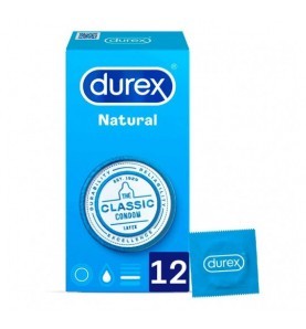 DUREX NATURAL PLUS PRESERVATIVOS 12 U