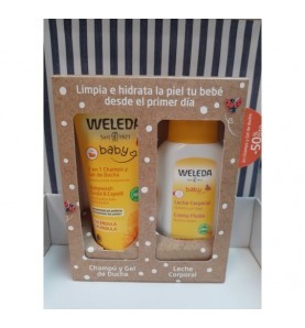 WELEDA CALENDULA PACK GEL CHAMPU + LECHE CORPORA