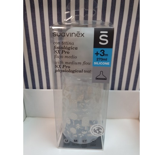BIBERON TETINA SILICONA FISIOLOGICA SUAVINEX FLU