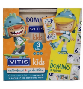 NECESER  VITIS KIDS GEL+CEPILLO + DOMINO