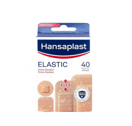 HANSAPLAST ELASTIC APOSITO ADHESIVO 40 UNIDADES