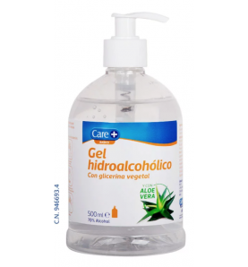 CARE + GEL HIDROALCOHOLICO 500 ML