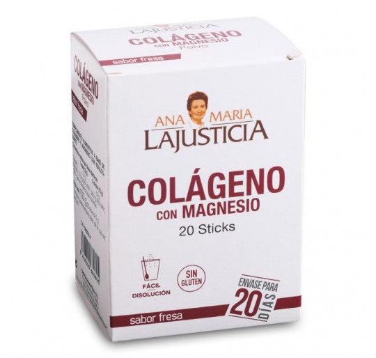 COLAGENO CON MAGNESIO ANA Mª 20 STICKS FRESA