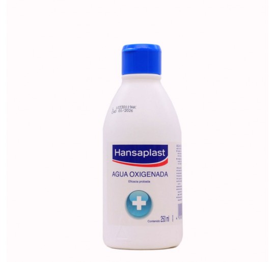 AGUA OXIGENADA HANSAPLAST 4,9% 1 FRASCO 250 ML