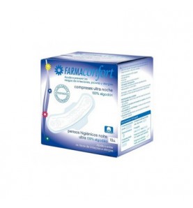 COMPRESAS ULTRAFINAS 100% ALGODON FARMACONFORT N