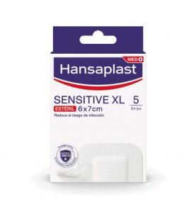 HANSAPLAST SENSITIVE XL APOSITO ESTERIL 5 UNIDAD