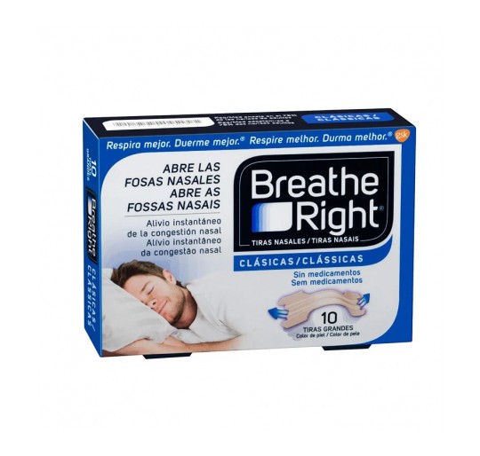 RHINOMER BREATHE RIGHT TIRA NASAL T- GDE 10 U