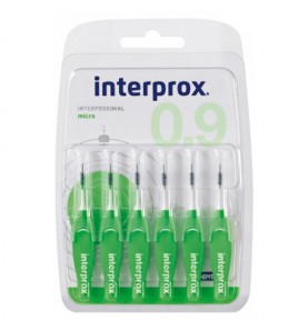 CEPILL. INTERPROX MICRO 6U.VERDE 0,9MM.