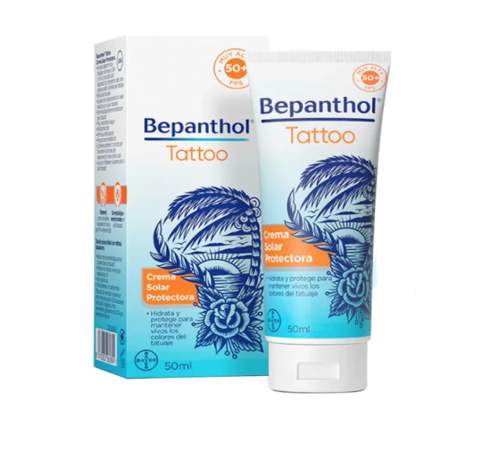 BEPANTHOL TATTOO CREMA SOLAR PROTECTORA SPF 50+