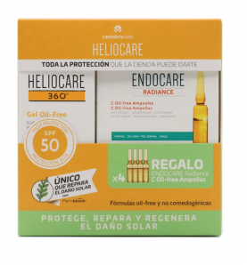 HELIOCARE PACK 360GEL OIL FREE+AMPOLLAS