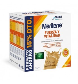 MERITENE CAFE DESCAFEINADO 30 SOBRES