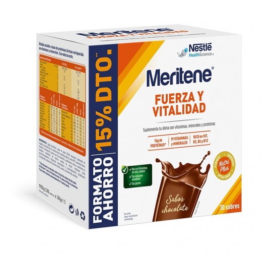 MERITENE CHOCOLATE 30 SOBRES