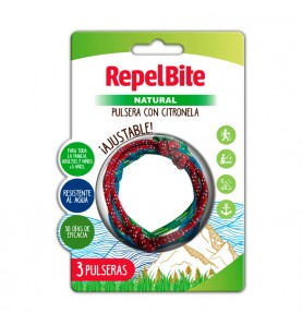 REPEL BITE NATURAL PULSERA DE CUERDA CON CITRONE