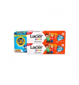 LACER JUNIOR DUPLO GEL DENTAL FRESA 75 ML