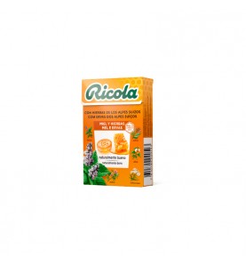 RICOLA CARAMELOS 50 G SABOR MIEL Y HIER