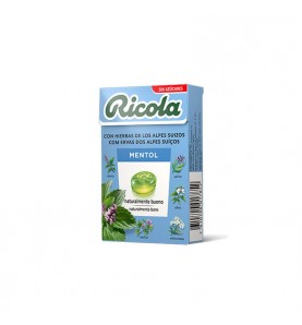 RICOLA CARAMELOS SIN AZUCAR  50 G SABOR MENTOL