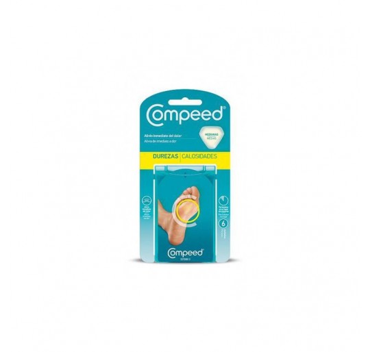 COMPEED DUREZAS HIDROCOLOIDE TALLA MEDIANA 6 UNI