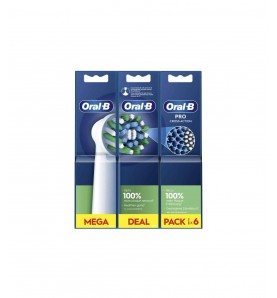 CEPILLO ELECTRICO 6 RECAMBIO ORAL-B PRO CRO