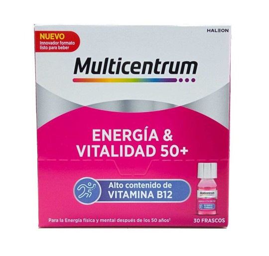 MULTICENTRUM ENERGIA & VITALIDAD 50+ 30 FRASCOS