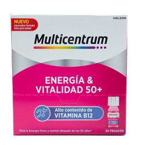 MULTICENTRUM ENERGIA & VITALIDAD 50+ 30 FRASCOS