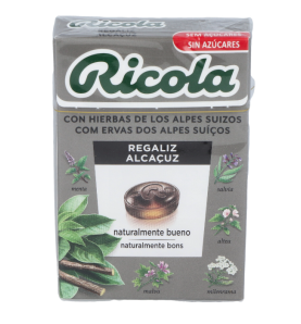 RICOLA CARAMELOS REGALIZ SIN AZUCAR 50 G