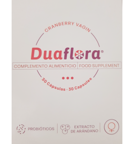 DUAFLORA CRANBERRY VAGIN 30 CAPSULAS