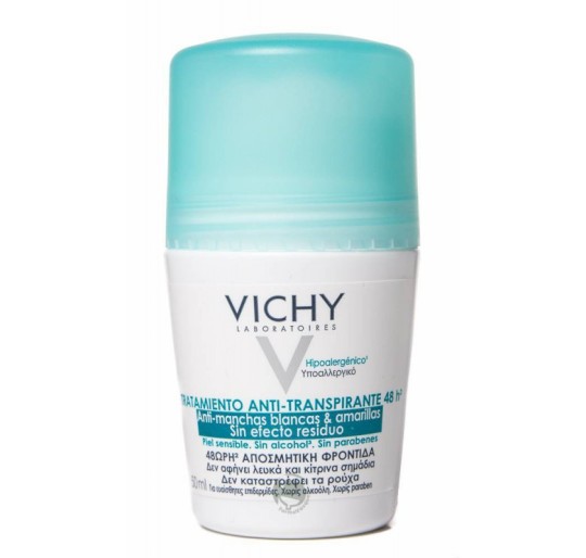 VICHY DESODORANTE ANTI MANCHAS Y AMARILLA