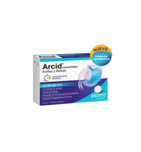 ARCID 24 COMPRIMIDOS MASTICABLES SABOR NARANJA