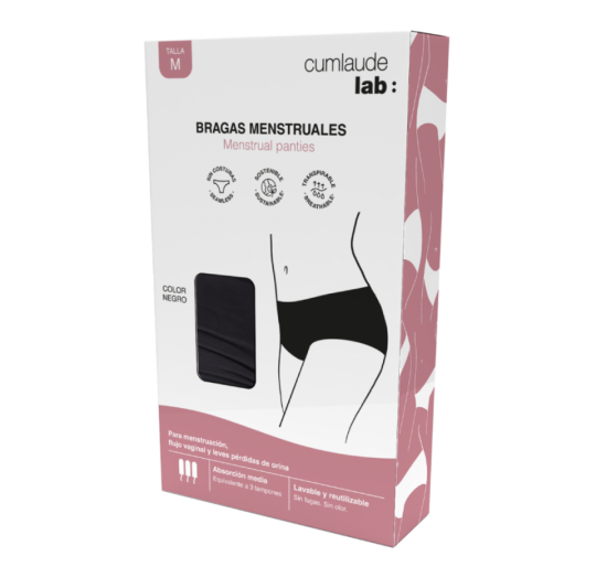 CUMLAUDE BRAGA MENSTRUAL TALLA L