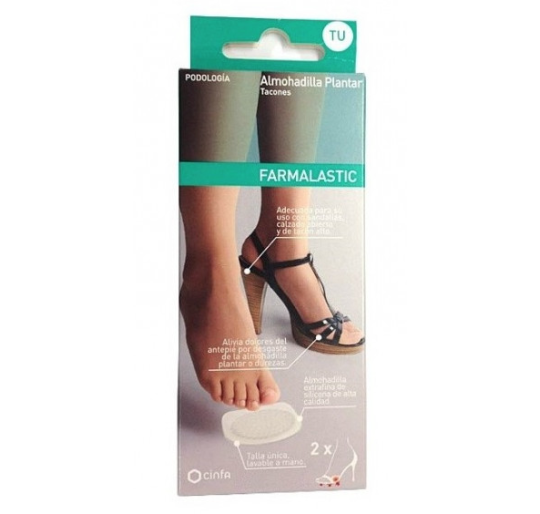 ALMOHADILLA TACONES DOBLE FARMALASTIC  T.UNICA