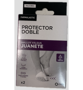 PROTECTOR DOBLE JUANETE FARMALASTIC TALLA UNICA