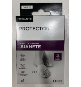 PROTECTOR JUANETE FARMALASTIC 1U TALLA UNICA