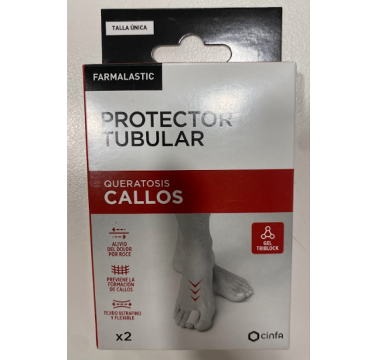 PROTECTOR TUBULAR CALLOS FARMALASTIC 2 UNIDADES